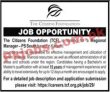 Citizens Foundation Pk Jobs 2021 | Citizens Foundation Announced Management