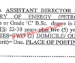 Energy Department Jobs 2022 | Ministry Of Energy Petroleum Division