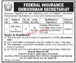 Federal Pk Jobs 2021 | Federal Insurance Ombudsman Secretariat Head