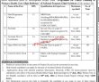 Gilgit Health Department Baltistan New Today Jobs 2022 Advertisement