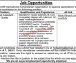 International Humanitarian Organization Welfare Management PK Jobs 2021