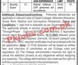 Job Notice At Cadet College
