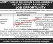 Jobs In Army Public Schools & Colleges Systems Secretariat