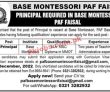Jobs In Base Montessori Paf Faisal