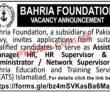 Jobs In Bahria Foundation