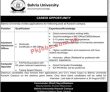 Jobs In Bahria University Karachi