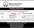 Jobs In Bahria University