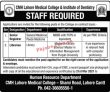 Jobs in CMH Lahore Medical College & Institute of Dentistry