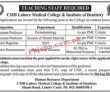Jobs In Cmh Lahore Medical College & Institute Of Dentistry