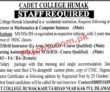 Jobs In Cadet College Humak
