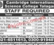 Jobs In Cambridge International Science College
