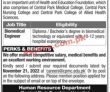 Jobs In Central Park Teaching Hospital