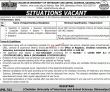 Jobs In Cholistan University Of Veterinary And Animal Sciences Bahawalpur