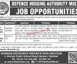 Jobs In Defence Housing Authority Multan