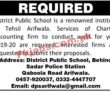 Jobs in District Public School