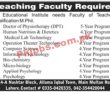Jobs In Educational Institute