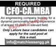 Jobs In Engineering Company Lahore