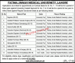 Jobs In Fatima Jinnah Medical University Fjmu