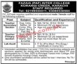 Jobs In Fazaia Paf Inter College