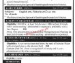 Jobs In Gc University Lahore