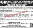 Jobs in GIK Institute of Engineering Sciences and Technology
