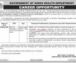 Jobs in Health Department Government of Sindh