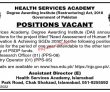 Jobs In Health Services Academy