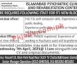 Jobs in Islamabad Psychiatric Clinic and Rehabilitation Center