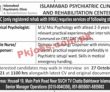 Jobs In Islamabad Psychiatric Clinic And Rehabilitation Center