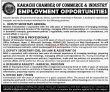 Jobs In Karachi Chamber Of Commerce & Industry