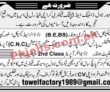 Jobs In Karachi Factory