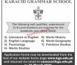Jobs in Karachi Grammar School