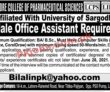 Jobs In Lahore College Of Pharmaceutical Sciences