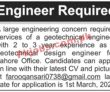 Jobs in Large Engineering Concern