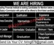 Jobs In Leading Financial Institute