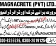 Jobs In Magnacrete Pvt Ltd