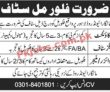 Jobs In Manga Rawind Road Lahore
