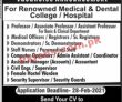 Jobs in Medical & Dental College
