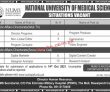 Jobs In National University Of Medical Sciences Nums