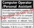 Jobs In Newspaper Jobs 14 November