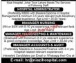 Jobs In Niazi Hospital