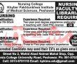 Jobs in Nursing College Khyber Pakhtunkhwa Institute of Medical Sciences