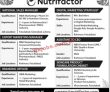 Jobs In Nutrifactor