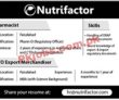 Jobs In Nutrifactor