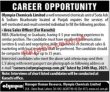 Jobs in Olympia Chemicals Limited
