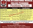 Jobs in Pak International Medical College Peshawar