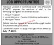 Jobs In Pakistan Council Of Architects And Town Planners Pcatp