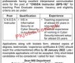 Jobs In Pakistan Navy Engineering College Pnec
