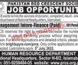 Jobs In Pakistan Red Crescent Society Prcs