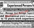 Jobs In Precision Forging Pvt Limited